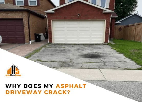 why does my asphalt driveway crack