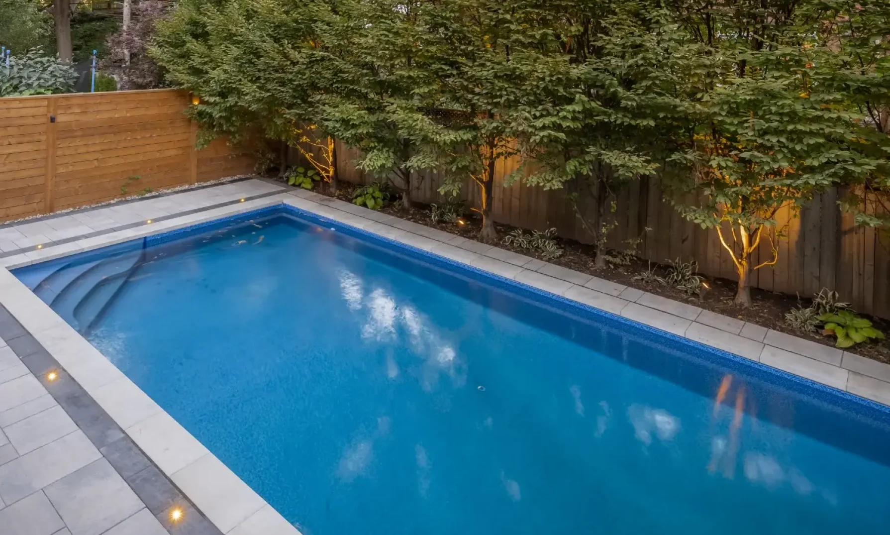 Fiberglass pool design and installation