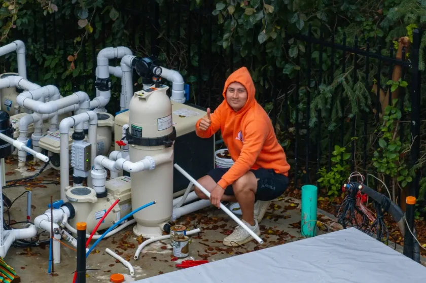Pool heater upgrade