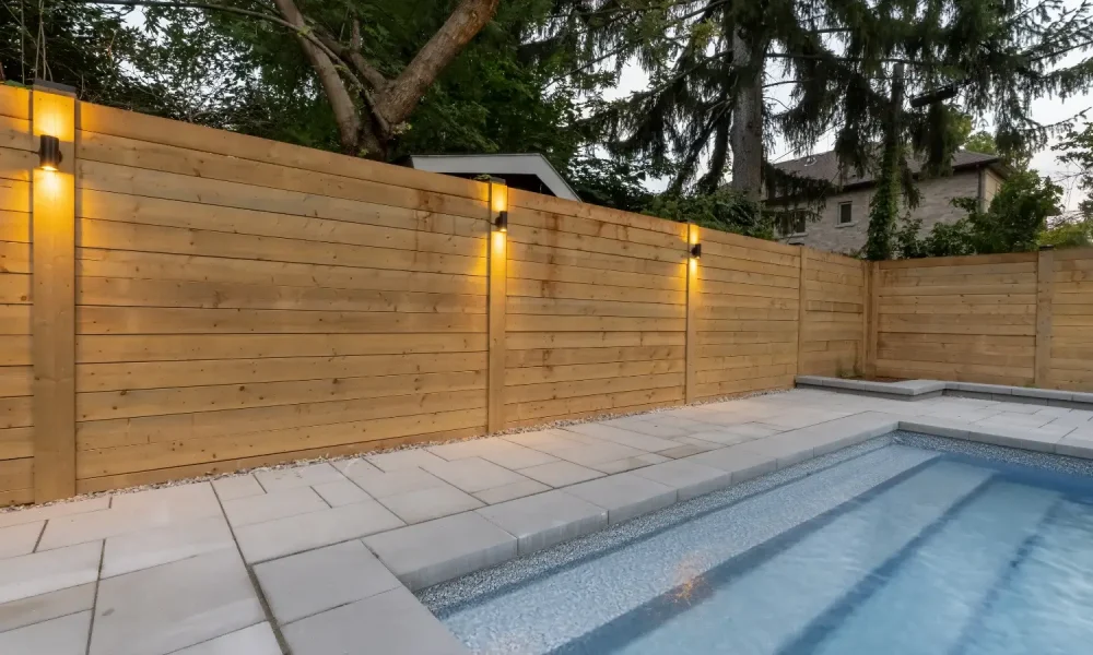 Professional fence staining services