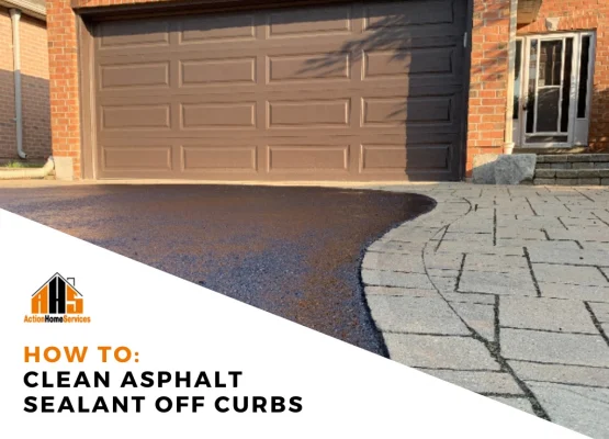 how to clean sealant off curbs