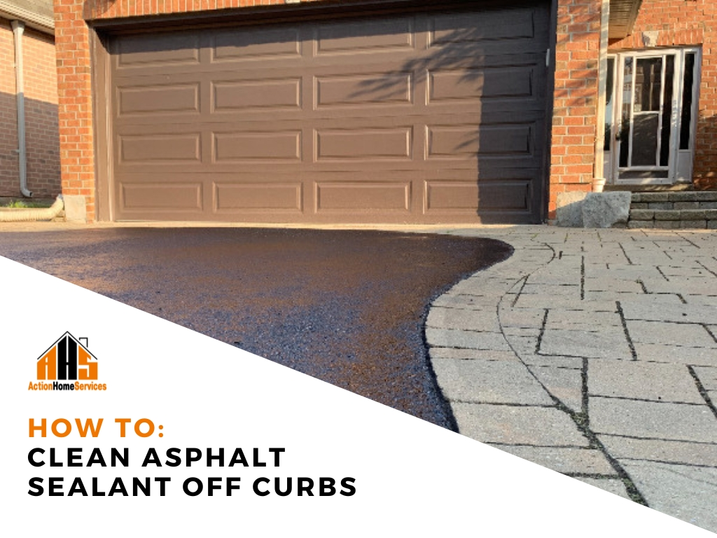how to clean sealant off curbs