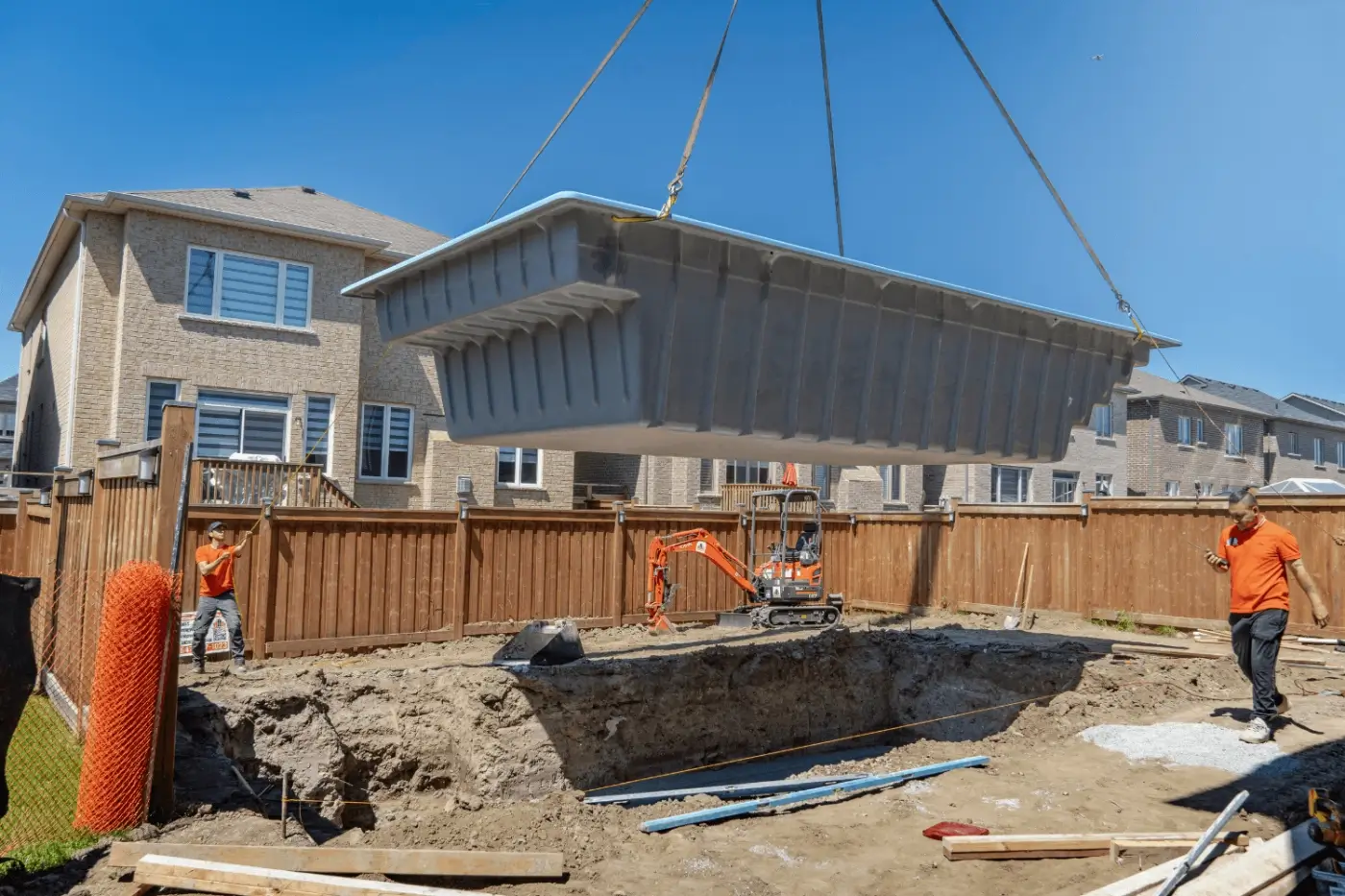 fiberglass pool installation