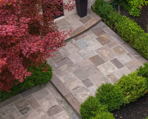 Flagstone interlocking in Aurora
