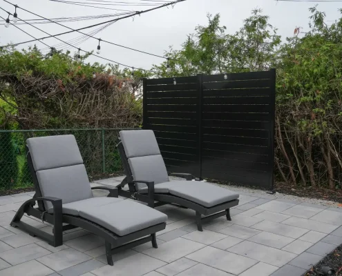 Privacy screen installation