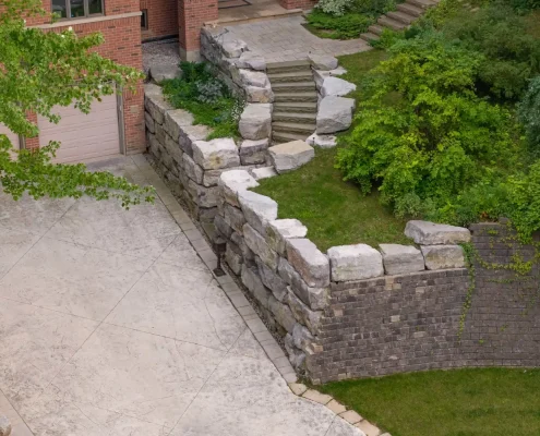 Retaining walls in Ajax