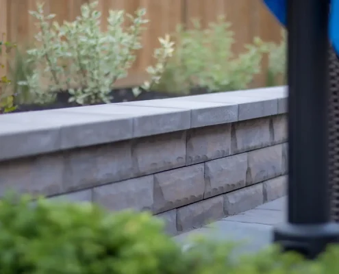 Retaining walls in North York