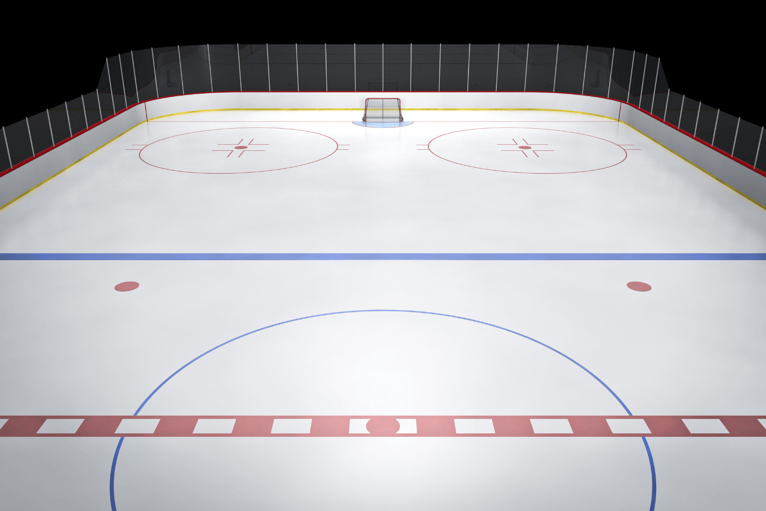 at home ice hockey rink installation