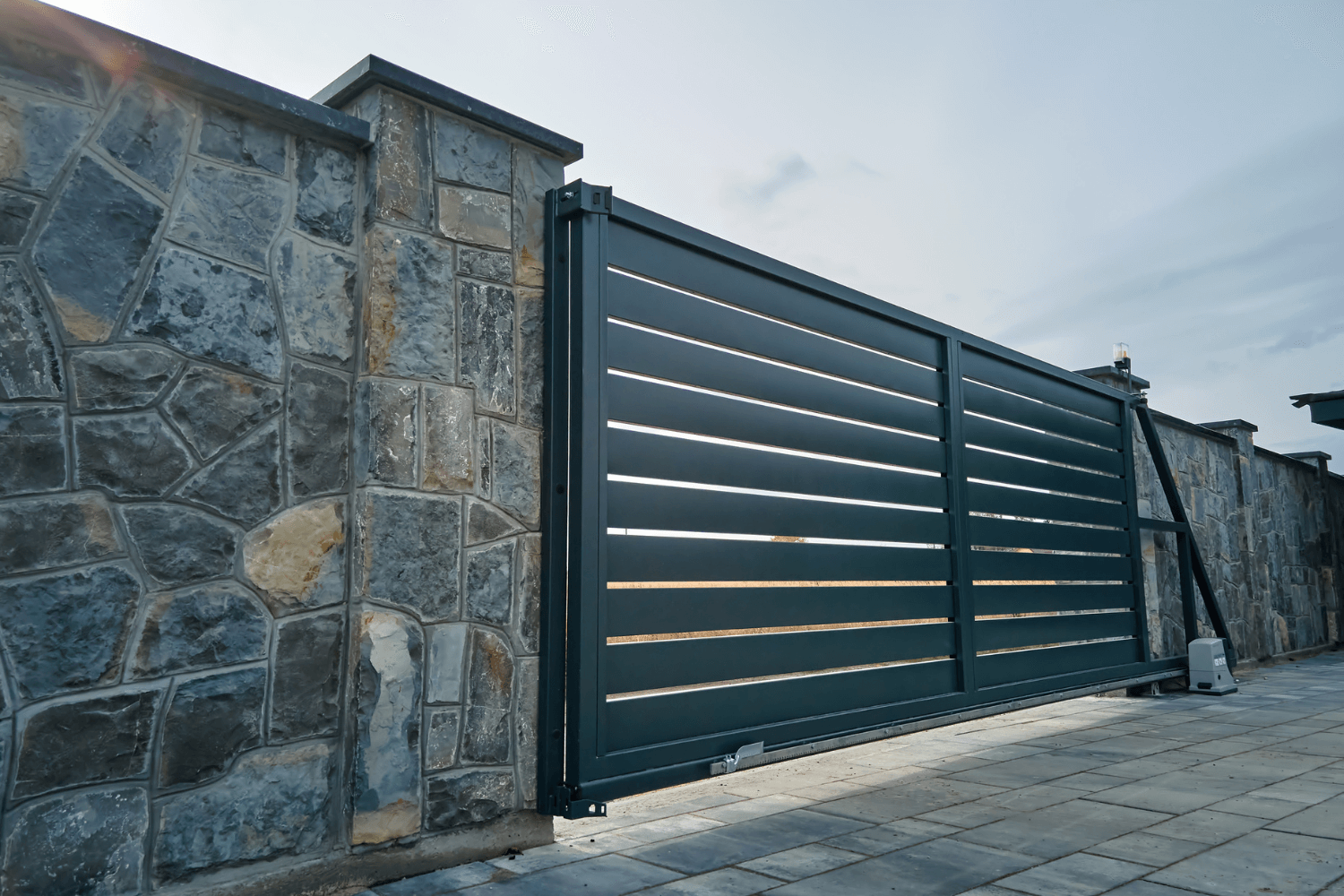 automatic driveway gate installation