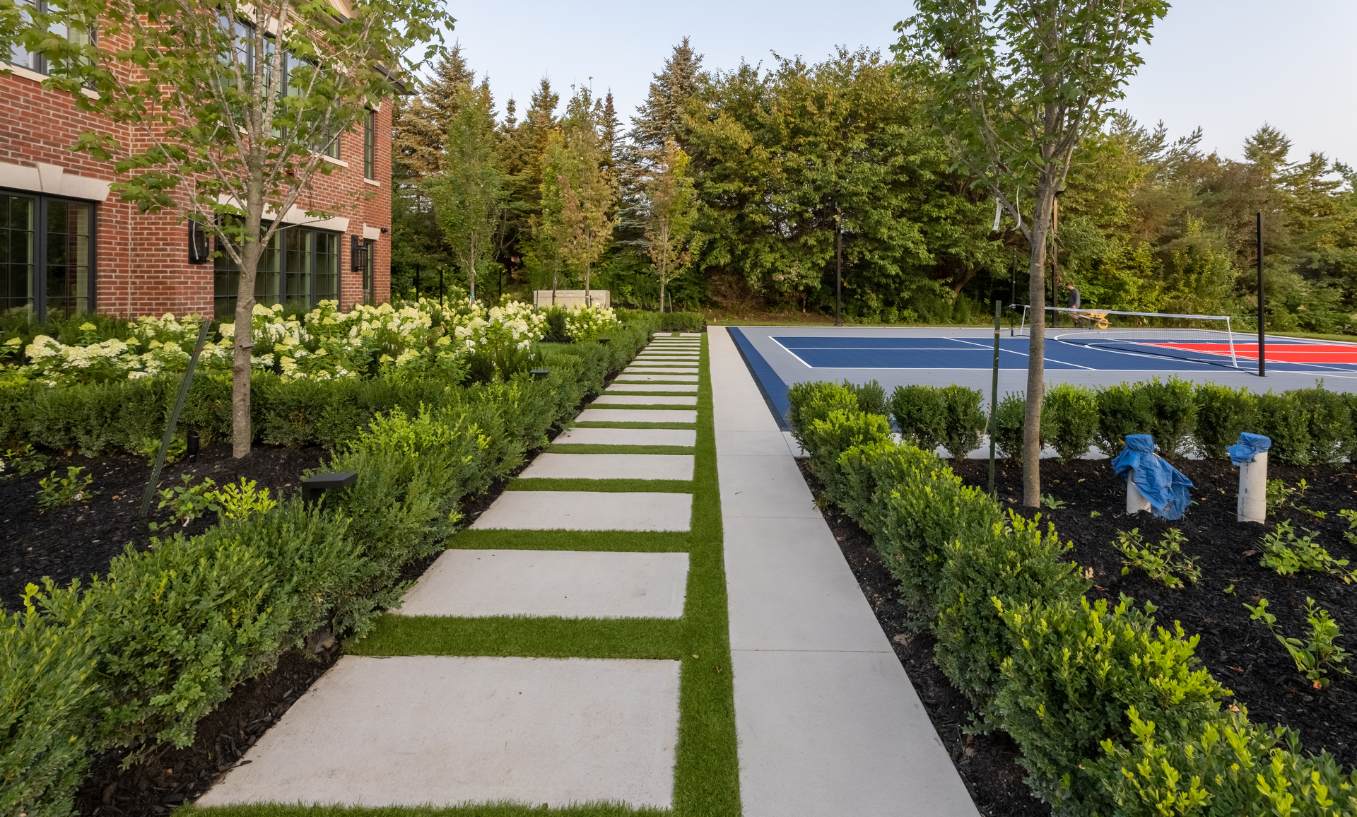 Concrete walkway 954