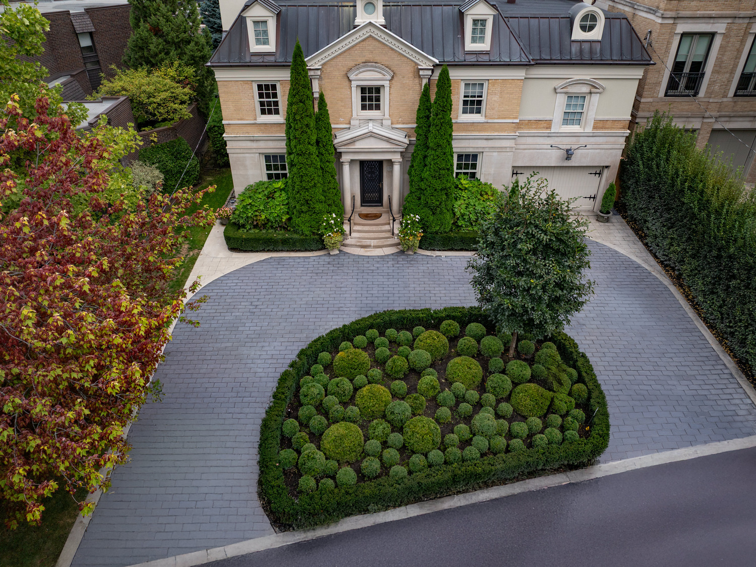 concrete driveway 543