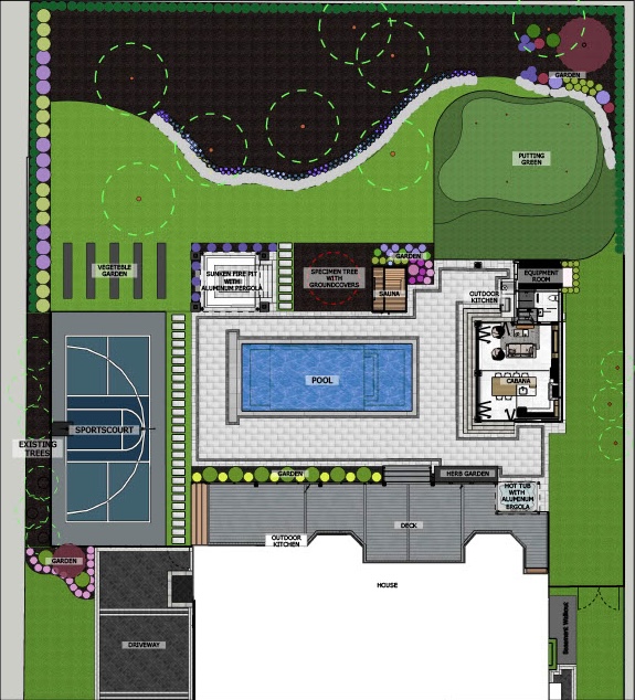 Backyard Landscape 23976