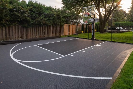 Backyard games court
