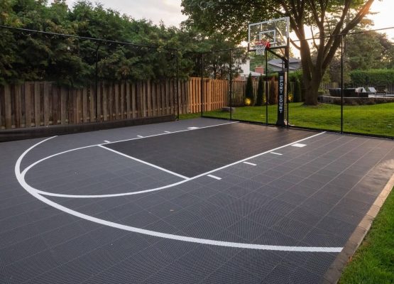 Backyard games court