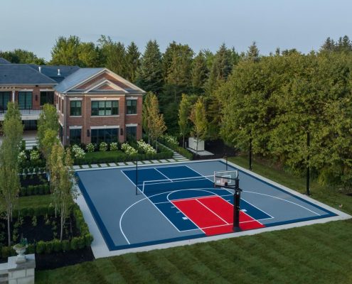 Public games courts
