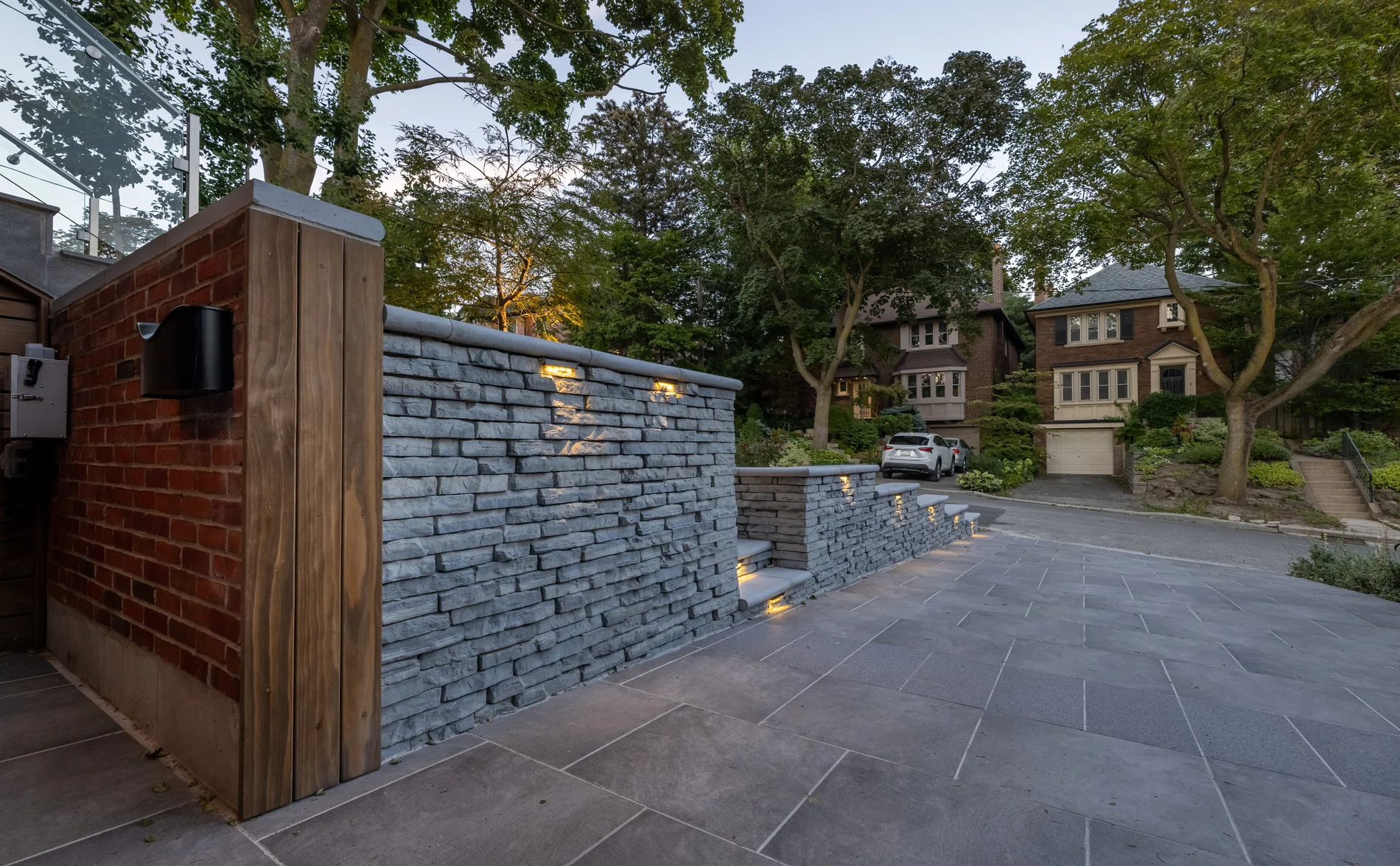 retaining wall lwd