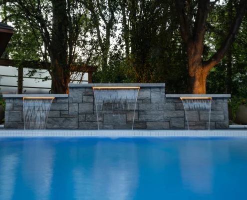 backyard oasis at golden hour 2ls