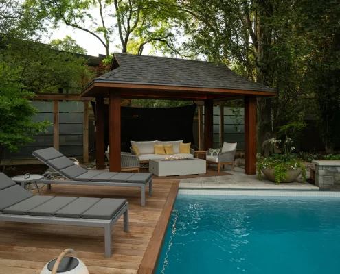 backyard oasis at golden hour 4l2s