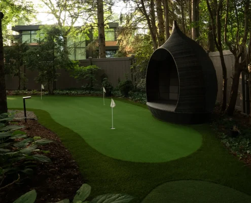 backyard oasis at golden hour0l4f