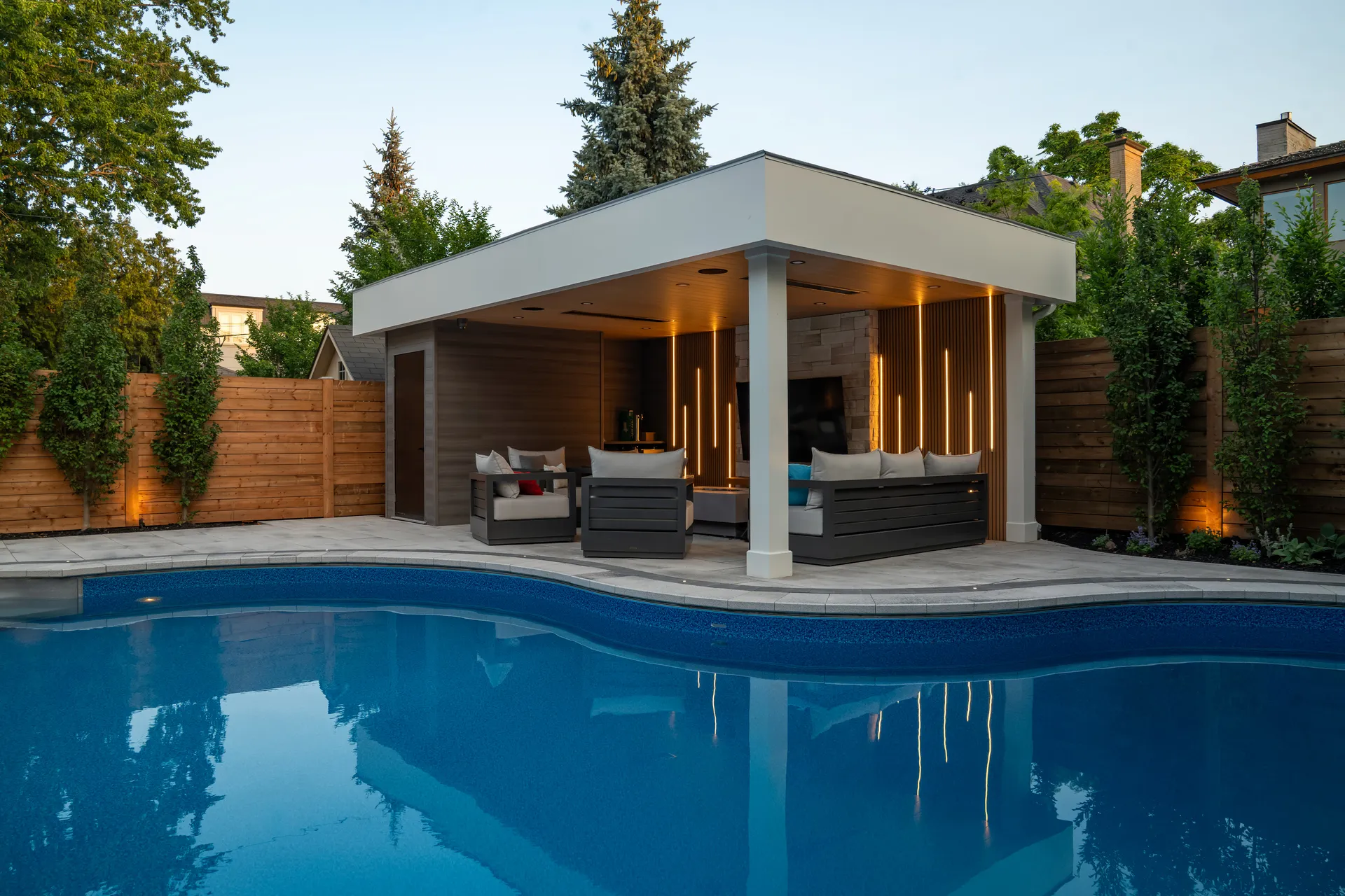 dusk at the poolhouse 7